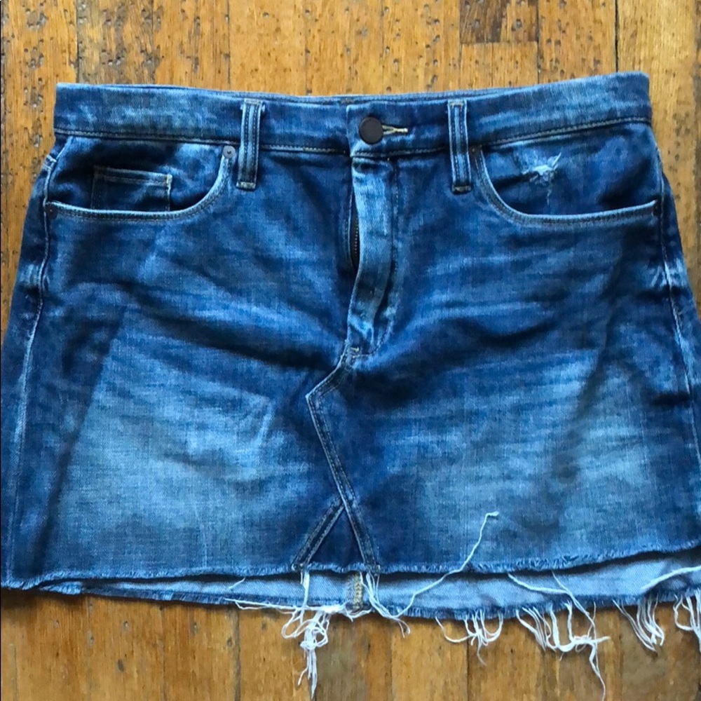 Blank NYC denim mini skirt